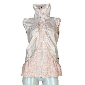 Lululemon Velocity Vest Wet Dry Breath Windbreaker Running Jogging Pink M 8-10